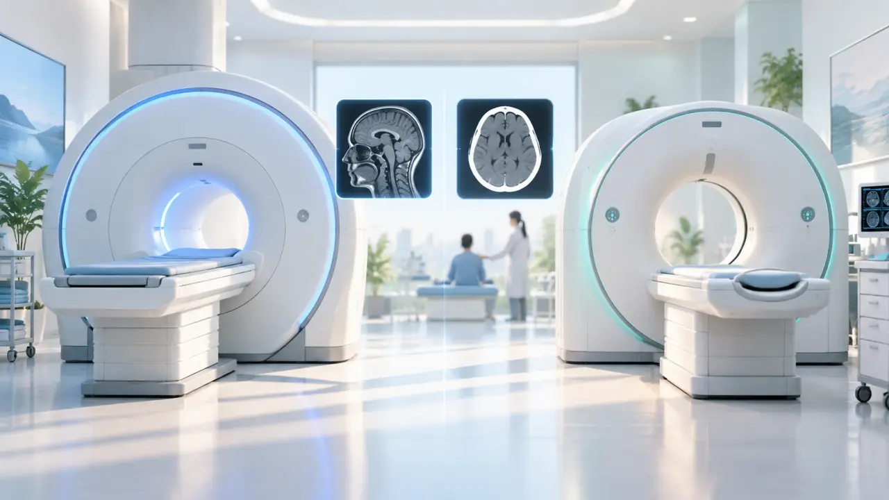 Appareil d’imagerie médicale dans un environnement clair et moderne